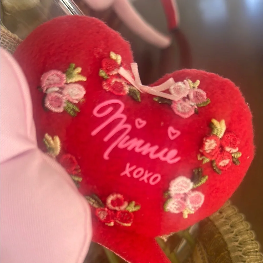 Disney Red and Pink Minnie Mouse Ears Headband. New condition.